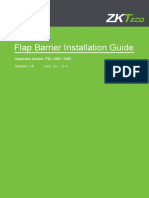 Flap Barrier Installation Guide: Applicable Models: FBL 1000 / 2000
