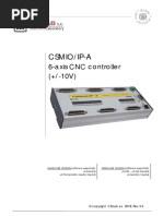 Csmio/Ip-S: 6-Axis CNC Controller (Step/Dir) | PDF | Numerical.