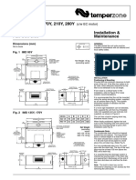 IMD 95Y, 135Y, 170Y, 210Y, 280Y Ducted Fan Coil Unit Installation & Maintenance