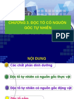 Chuong 3. DOC TO CO NGUON GOC TU NHIEN