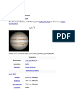 Jupiter: Jump To Navigation Jump To Search Jupiter (Mythology) Jupiter (Disambiguation)