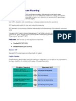 Sales & Operations Planning: Features