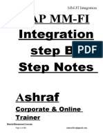 Integration Step by Step Notes: Sap Mm-Fi