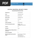 CISF - Central Industrial Security Force