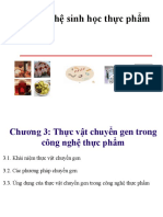 Chuong 3. Thuc Vat Chuyen Gen Trong Cong Nghe Thuc Pham