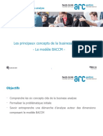 Les Principaux Concepts de La Business Analyse - Modèle BACCM