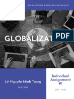 Globalization Globalization: Individual Assignment #1