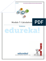Module 7: Calculations: Solution