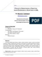 Análise e Projeto Orientados A Objetos - Método Fusion Expandido e Adaptado À Uml