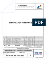 Specification for Piping Design