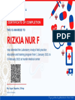 Rizkia Nur F: Certificate of Completion