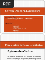 Documenting Software Architecture