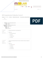 ME Comprehensive Evaluation Course 3: My Courses Courses Documentation