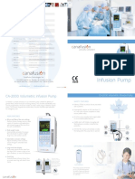 CA-2000 Volumetric Infusion Pump: Product Specifications