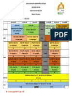 Emploi Du Temps M1 - S2 - 2021-2022