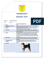 WORKSHEET Report Text Kelas 11 Gerald