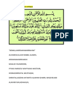 Surat Al Fatihah: 1. Dan Artinya