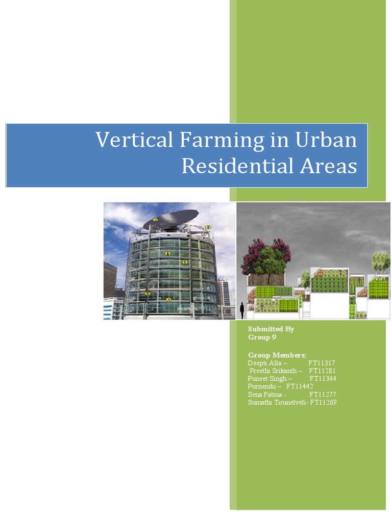 Vertical Farming in Urban India: Benefits & Costs | PDF | Agriculture ...