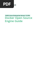 Docker Open Source Engine Guide: SUSE Linux Enterprise Server 12 SP4