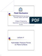 Fluid Mechanics: Imam Muhammad Bin Saud Islamic University, Riyadh, Saudi Arabia