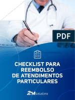 Checklist para reembolso de atendimentos particulares