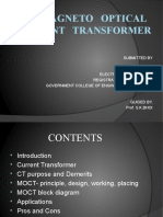 Magneto Optical Current Transformer