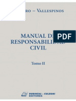 Manual de Responsabilidad Civil. 2019. Tomo II. Pizarro. Vallespinos