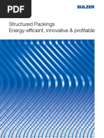 Structured Packings Energy-Efficient, Innovative & Profitable