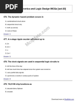 Digital Electronics and Logic Design Solved MCQs (Set-20)