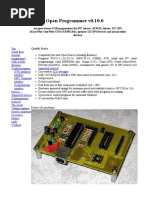 Open Programmer, An Open Source USB Programmer For PIC, ATMEL AVR, I2C-SPI-MicroWire-OneWire-UNIO EEPROM