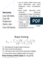 Biaya Modal