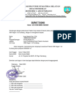 Surat Tugas: Pemerintah Provinsi Sumatera Selatan Smknegeri 1 Air Kumbang