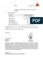 Certificado de Calidad Sikadur 31 HMG