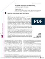 Hutchinson Tarasuk, 2021 The Relationship Between Diet Quality and The Severity of Household Food Insecurity in Canada