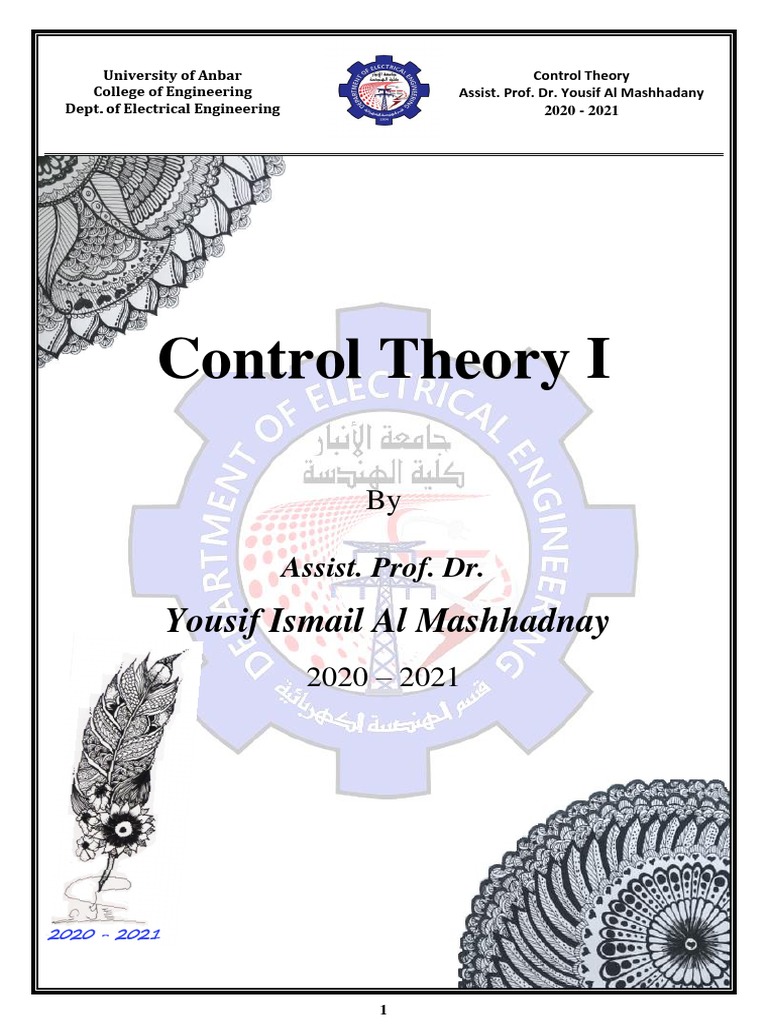 Control Systems for Engineering Students | PDF | Control Theory ...