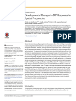 Developmental Changes in ERP Responses To Spatial Frequencies
