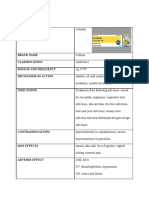 Drug Study Cefoxitin