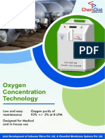 Oxygen Concentration Technology: Low and Easy Maintenance Oxygen Purity of 93% +/-3% at 8 LPM