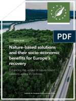 Nature-Based Solutions and Their Socio-Economic Benefits For Europe's Recovery (IEEP 2021) WEB