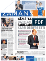 Gizli Tanık Efe Erzincan Tezgahını Sanıkların Yüzüne Deşifre Etti - Zaman Gazetesi 25-05-2011