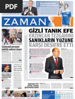 Gizli Tanık Efe Erzincan Tezgahını Sanıkların Yüzüne Deşifre Etti - Zaman Gazetesi 25-05-2011