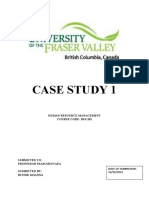Case Study 1: Human Resource Management Course Code-Bus 201