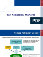 Materi 9 Teori Kebijakan Moneter