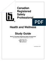 BCRSP Health and Wellness Study Guide - 2014 Edition