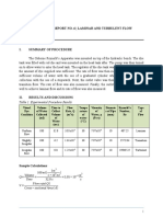 EXP6 - Laminar and Turbulent Flow Report