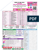 Programmes Du Jeudi 27 Mai 2021 (Imprimerie)