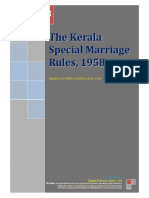 The Kerala Special Marriage Rules, 1958