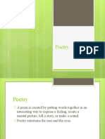 Writing Introduction To Poetry