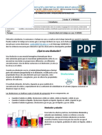 Nivelaciones Especiales Prequimica 9° 2 Periodo 2020 Disoluciones