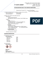 Material Safety Data Sheet: 1.identification of The Substance/Mixture and of The Company/Undertaking